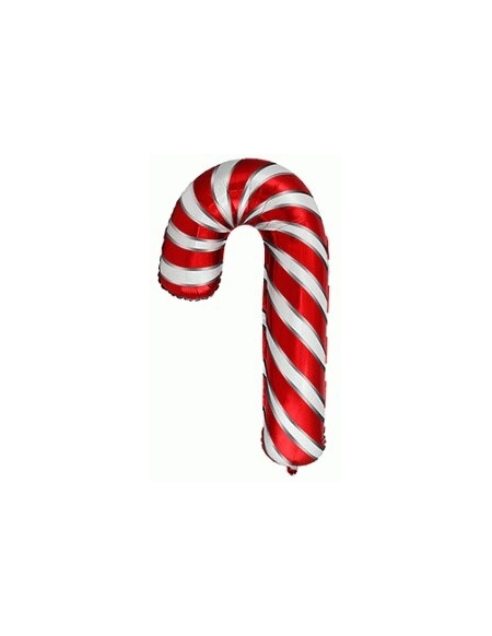 Globo Candy Cane Rojo y Blanco Forma 98cm