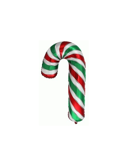 Globo Candy Cane Rojo y Verde Forma 98cm