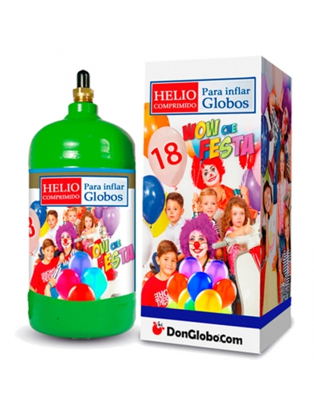 Bombonas Helio Desechable 0.155m3 sin Globos