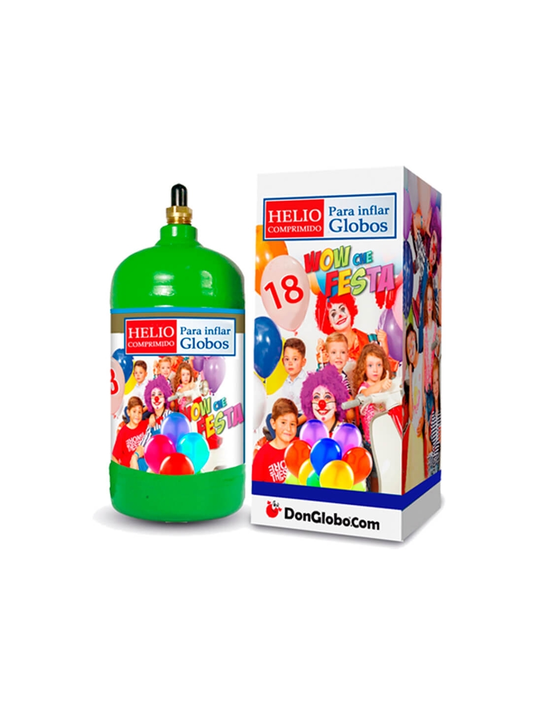 Botella de Helio Mister Helio 0,25m3 (sin globos)