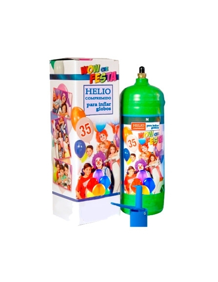 Bombonas Helio Desechable 0.25m3 sin Globos