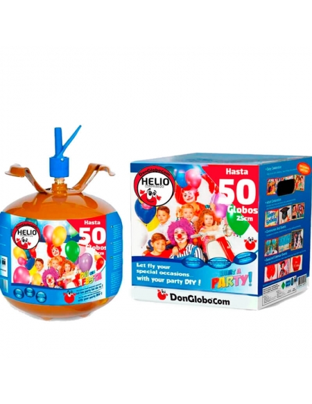 Bombonas Helio Desechable 0.41m3 sin Globos