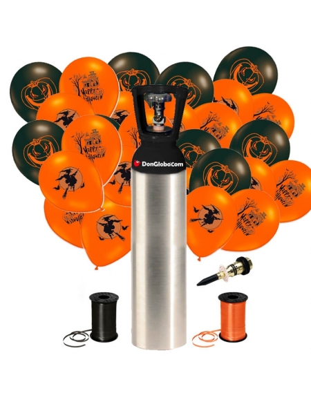 1000 Globos Halloween Latex con Bombona de Helio