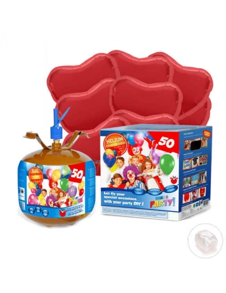 30 Globos Corazon con Helio para San Valentin Poliamida