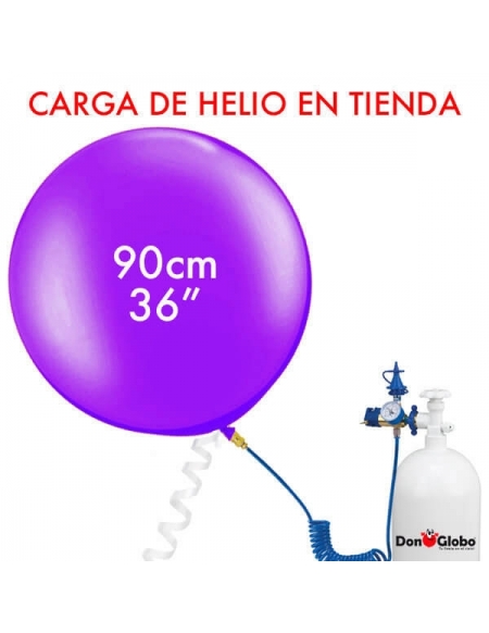 Alquiler de bombonas de helio para el inflado de globos. Globo