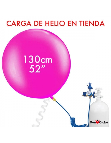 Carga de Helio Latex Redondos 130cm - 52 Pulgadas