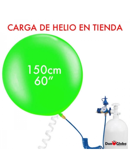 Carga de Helio Latex Redondos 150cm - 60 Pulgadas