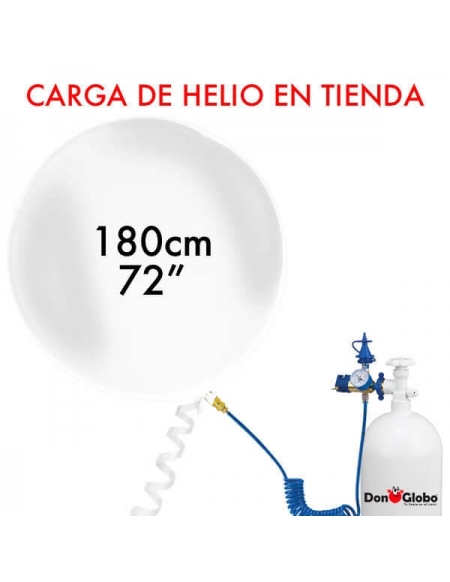 Carga de Helio Latex Redondos 180cm - 72 Pulgadas