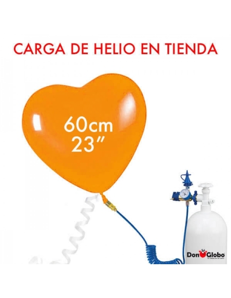 Carga de Helio en Tienda para globos de Latex Esfericos de 40cm