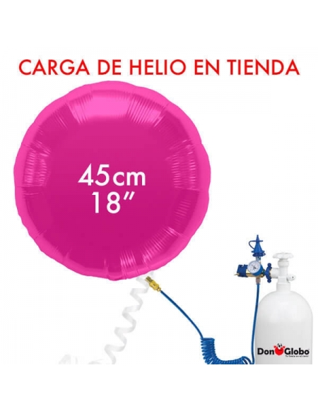 Carga de Helio Poliamida Redondos 45cm - 18 Pulgadas