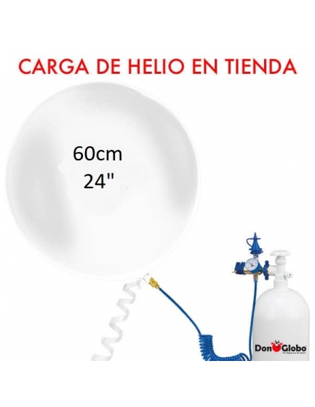 Carga de Helio Bubbles Esfericos 60cm - 24 Pulgadas