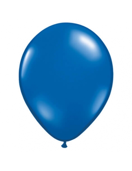 Globo Qualatex Redondo 13cm Cristal Azul Zafiro