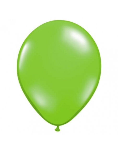 Globo Qualatex Redondo 13cm Cristal Verde Lima