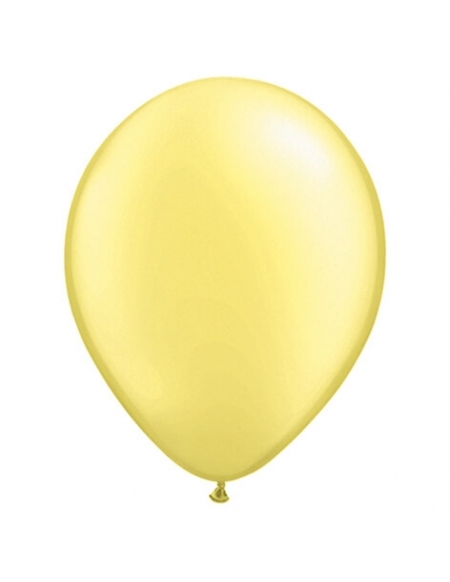 Globo Qualatex Redondo 13cm Metalizado Limon