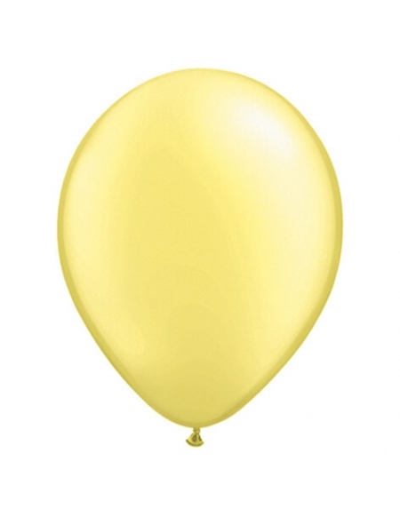 Globo Qualatex Redondo 13cm Metalizado Limon