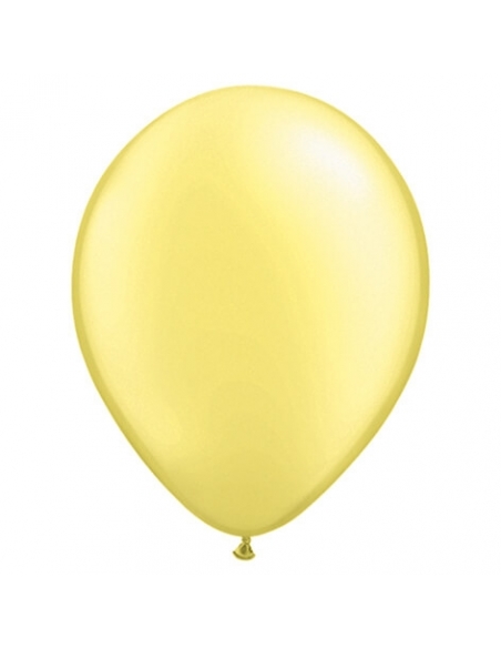 Globo Qualatex Redondo 13cm Metalizado Limon
