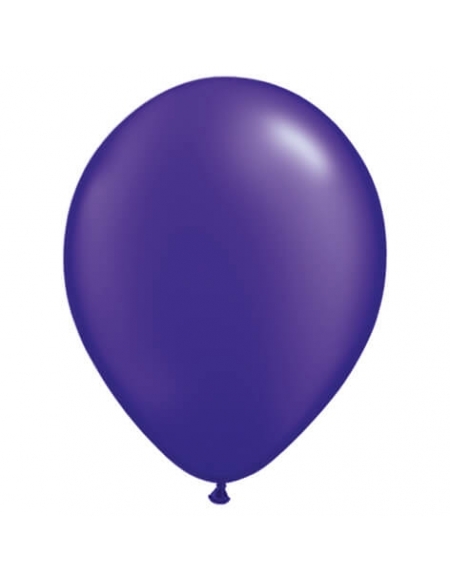 Globo Qualatex Redondo 13cm Metalizado Purpura