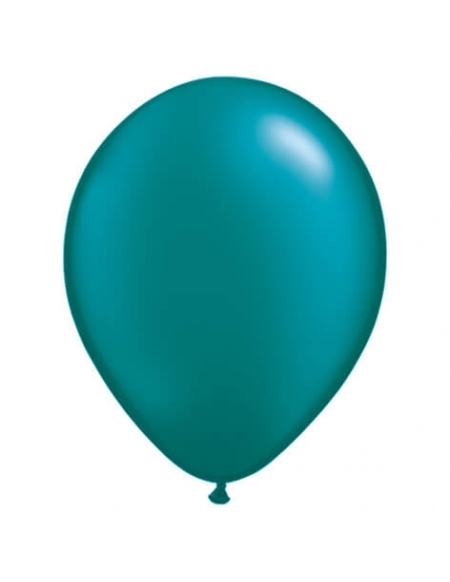 Globo Qualatex Redondo 13cm Metalizado Verde Azulado