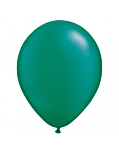 Globo Qualatex Redondo 13cm Metalizado Verde Esmeralda