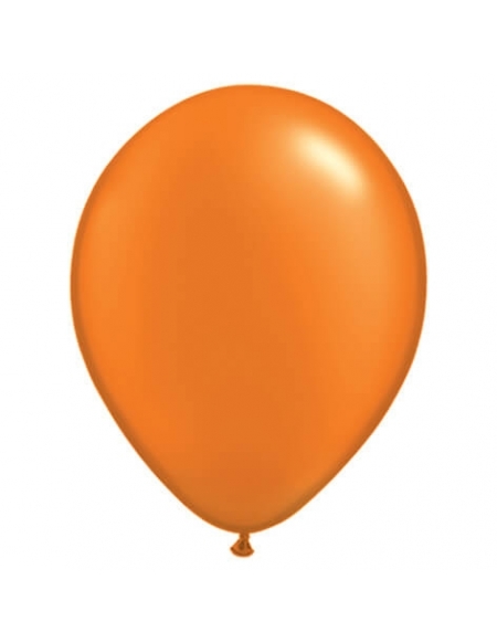 Globo Qualatex Redondo 13cm Metalizado Mandarina