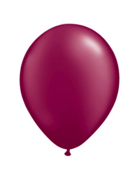 Globo Qualatex Redondo 13cm Metalizado Granate