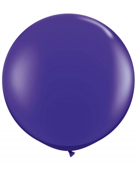 Globo Qualatex Redondo 40cm Metalizado Purpura