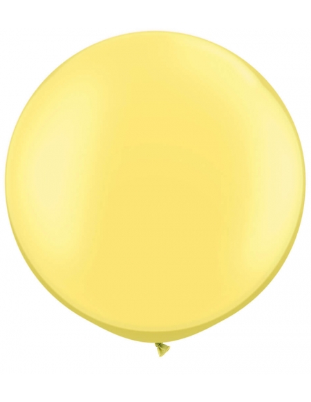 Globo Qualatex Redondo 76cm Metalizado Limon