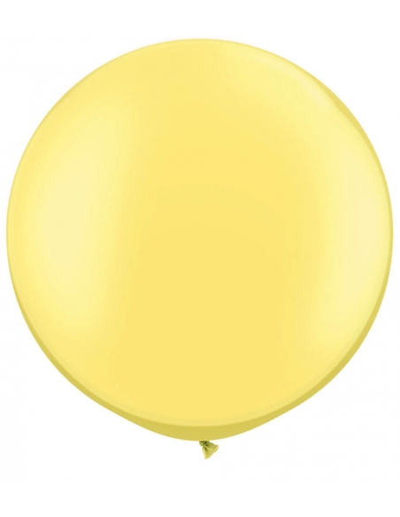Globo Qualatex Redondo 76cm Metalizado Limon