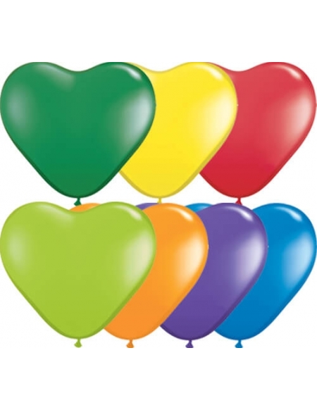 Globo Qualatex Corazon 15cm Pastel Carnival Surtido