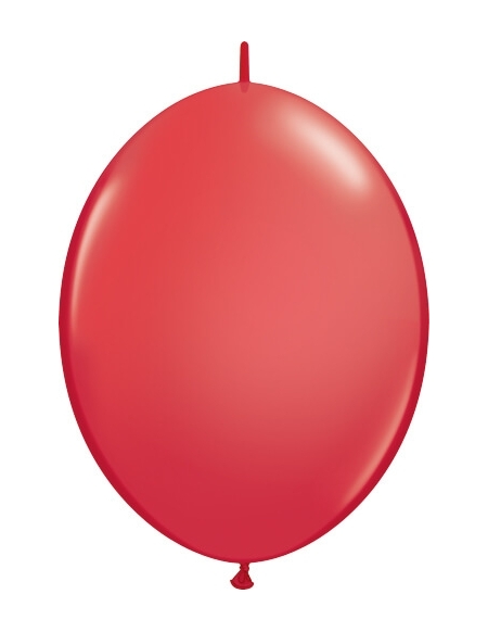 Globos Quick Link 15cm Pastel Rojo