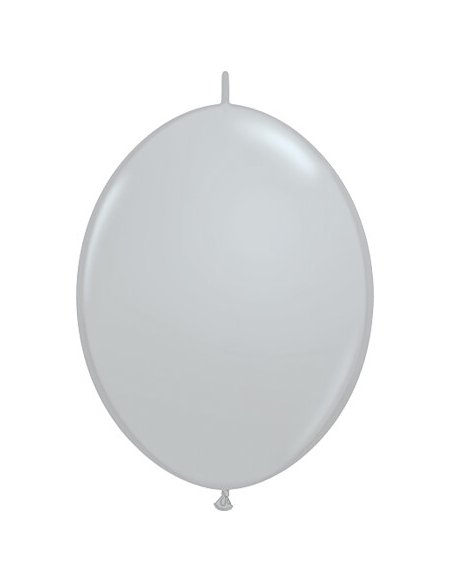 Globos Quick Link 15cm Pastel Gris