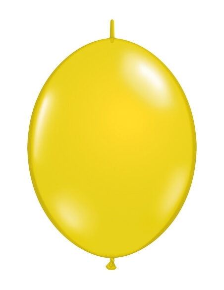 Globos Quick Link 15cm Pastel Amarillo Dorado