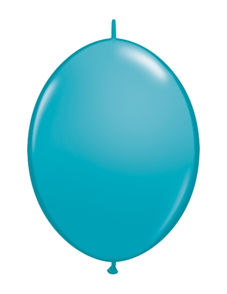 Globos Quick Link 15cm Pastel Azul Turquesa