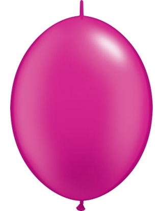 Globos Quick Link 15cm Metalizado Fucsia