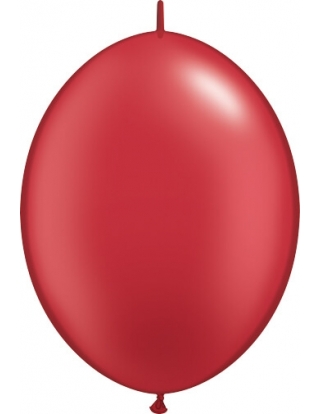 Globos Quick Link 15cm Metalizado Rojo Rubi