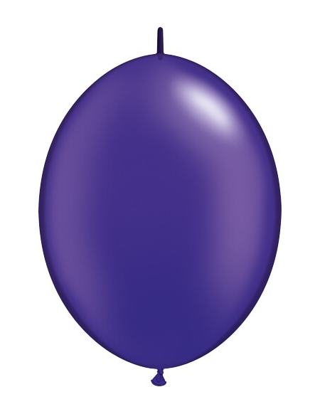 Globos Quick Link 15cm Metalizado Purpura