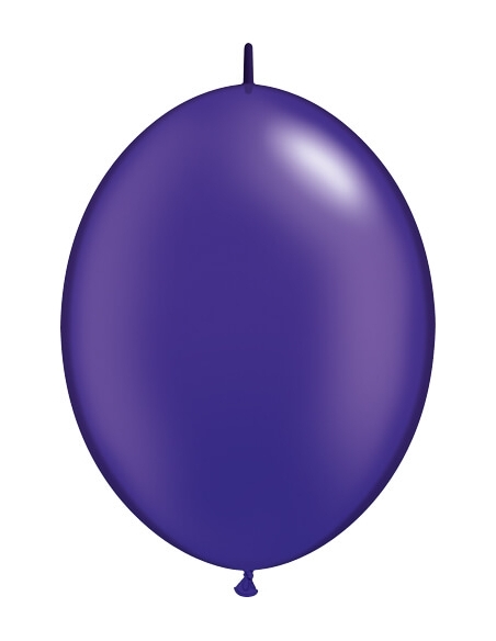 Globos Quick Link 15cm Metalizado Purpura