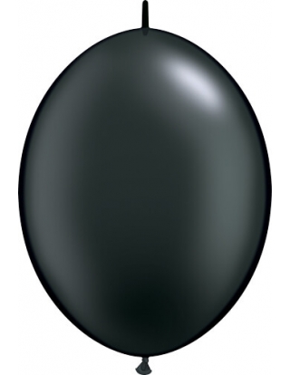 Globos Quick Link 15cm Metalizado Negro