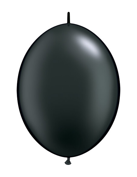 Globos Quick Link 15cm Metalizado Negro