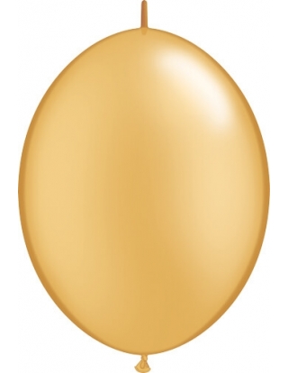 Globos Quick Link 15cm Metalizado Oro