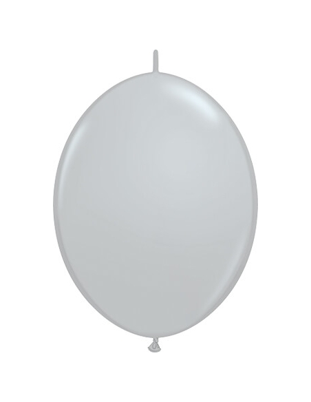 Globos Quick Link 30cm Pastel Gris