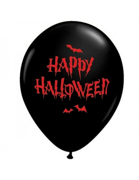 Globo Haunted Halloween Bats Latex Redondo 28cm