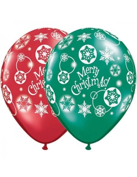 Globo Christmas! Snowflakes Redondo 28cm