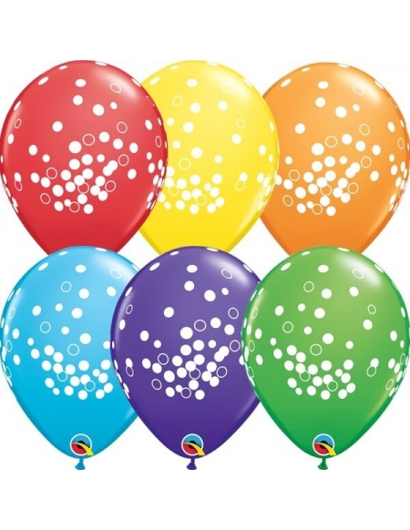 Globo Confetti Dots Redondo 28cm