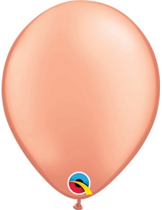 Globo Qualatex Redondo 13cm Oro Rosa