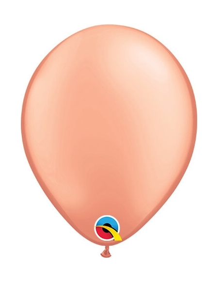 Globo Qualatex Redondo 13cm Oro Rosa