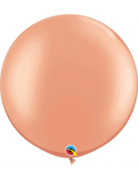 Globo Qualatex Redondo 76cm Oro Rosa