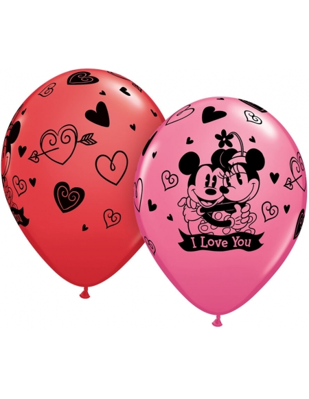 Globo Mickey and Minnie I Love You Redondo 28cm
