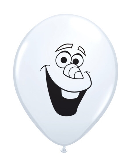 Globo Olaf Face Redondo 13cm