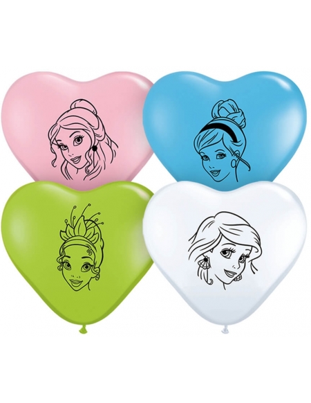 Globo Princess Faces Corazon 15cm